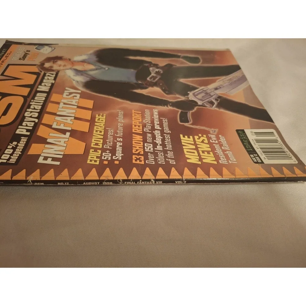 Final Fantasy VIII 8 FF8 1998 PSM PlayStation Magazine Issue 12 Book Game Guide